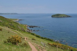 South West Coast Path and St George's Island